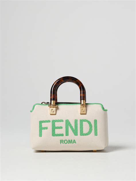 borsa tote fendi piccola interno verde|farfetch borse fendi.